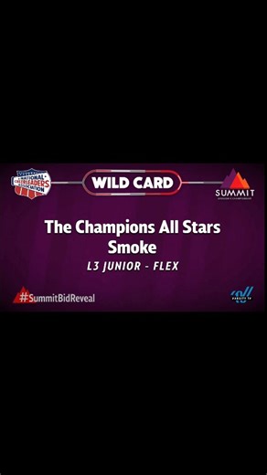 Champions Cheerleading on Instagram: "📣 Smoke is going to Summit! 🎉🎉 #THEchampionsallstars #allstarcheer #SmokeJrFlex3"
