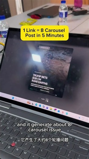1 Link = 8 Instagram Carousel Slides in 5 Minutes | Claude Malaysia