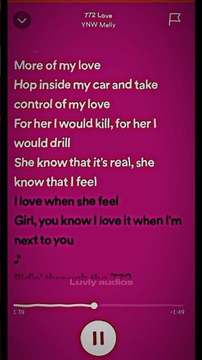YNW Melly - 772 Love (sped up) - #lyrics #spedup #spotify #edit #ynwmelly #rap