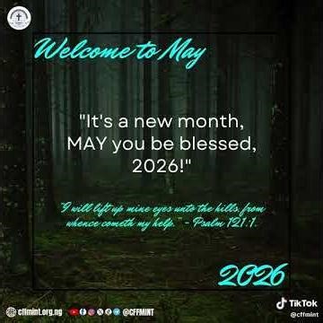 MY HELP IS HERE | WELCOME TO MAY 2026 | CFFMINT