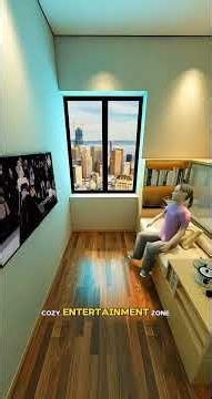 Cleverly furnished 5-square-meter kids' room