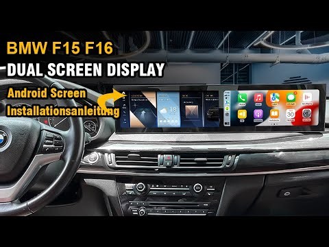 BMW X5 X6 Android Dual Bildschirm Tolles Upgrade Autoradio Carplay f15 f16 Car Android Screen