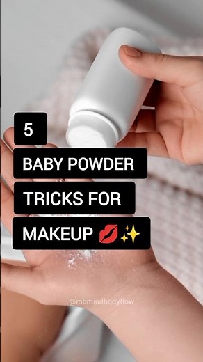 5 Genius Baby Powder Tricks in Makeup! ✨💄