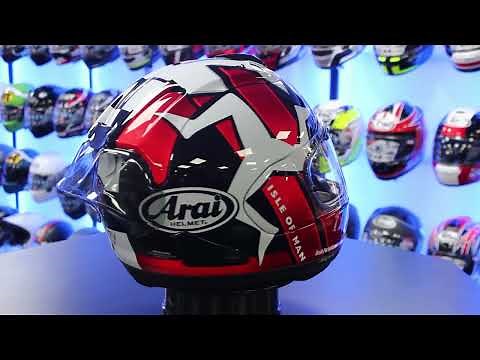 Arai RX-7V EVO IOM TT 2022 Helmet With FIM Spoiler