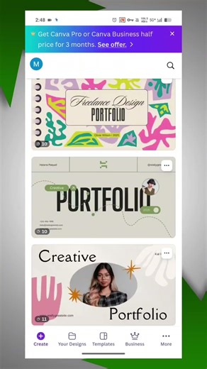 how to Make portfolio #ai #graphicdesign #shorts #youtubeshorts