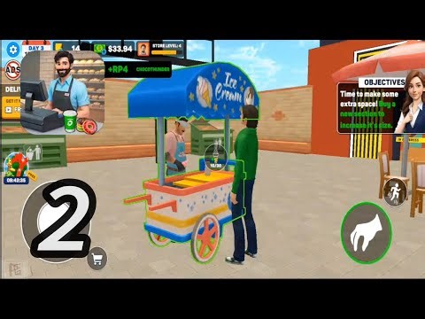 Ice cream part 2 || gameplay walkthrough - bakery shop simulator (android)