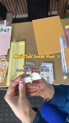 November Art Mail Reveal — Floral Stamps & Stickers Inside 🌸 This month’s pack includes a new art