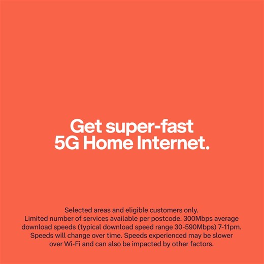 Our home internet. More reliable than family. Get super-fast 5G at home. | Telstra