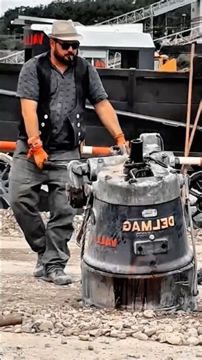 Soil Compaction Work Tool for Stable Construction Foundations #worktool