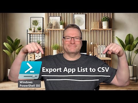 How to - Export Application List to CSV Using PowerShell – Tutorial