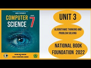Class 7th Computer chapter 3| Algorithmic thinking and problem solving