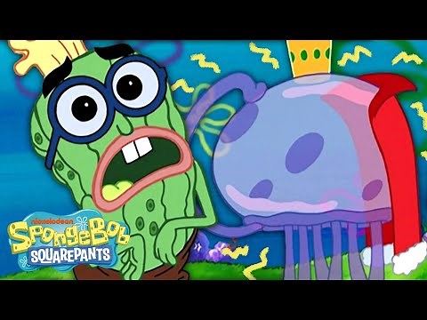 King Jellyfish ATTACKS! ⚡️ "I'm Your Biggest Fanatic" ft. Kevin C. Cucumber | SpongeBob