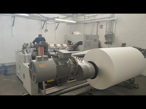 High quality Food grade Base Raw Paper Cardstock Slitter Rewinder Machine for Packaging
