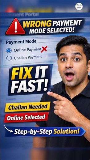 Fix Wrong Payment Mode Selection in eProcurement Portal Tenders Fast#etender#eprocurement#tender