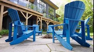 C.R.PLASTIC PRODUCTS Generation Outdoor Adirondack Chair Turquoise