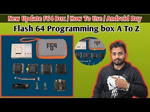 Flash64: The Fast UFS/eMMC Programmer A To Z / F64 How to Register Box & Activate Box f64 box