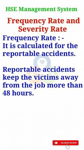 How to calculate Frequency Rate | Frequency Rate and Severity Rate