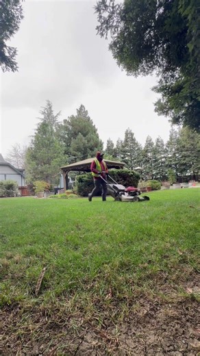 😂 I think we missed that last mowing stripe. 🫡Sharp blades = healthy Grass ! #LawnCare #vacaville