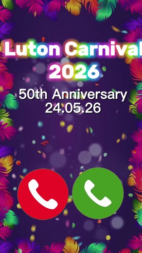 Luton International Carnival is calling….2026! #LutonCarnival50 #GoldCarnival #lutoncarnival🇬🇧 #LutonRising