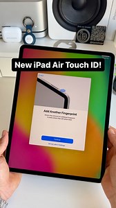 Niels | Apple & iPhone Expert on Instagram: "Do you prefer Touch ID or Face ID? _______ #ipadair #faceid #touchid #ipadair6 #refinedsign"