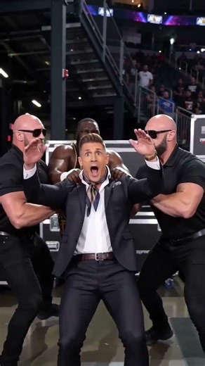 Backstage at The Gunn Show Gets VIOLENT #wrestling #shorts #wwe