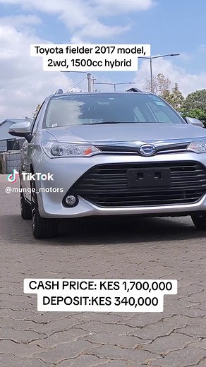 Toyota Fielder Hybrid 2017 Model for Sale in Kenya
