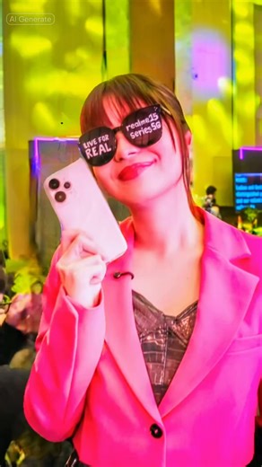 The party isn’t over yet! 🥳 We’re still hyped from the realme 15 Series 5G Grand Launch. Here’s a sneak peek of the fun with our own take on the Pass the Party Shades trend. 😎✨ #LiveForReal #realme15Series5G | realme