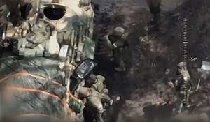 1.7M views · 8.6K reactions | A Russian soldier has looked directly up at a Ukrainian drone and given it the middle finger. Moments later he was dead. Full details: https://bit.ly/3NfV4Ul | Courier Mail | Facebook