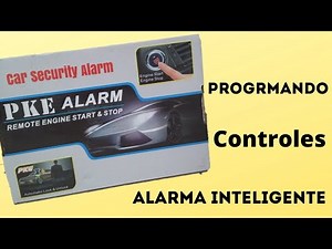 Programación controles alarma con botón de encendido (PKE alarma inteligente)