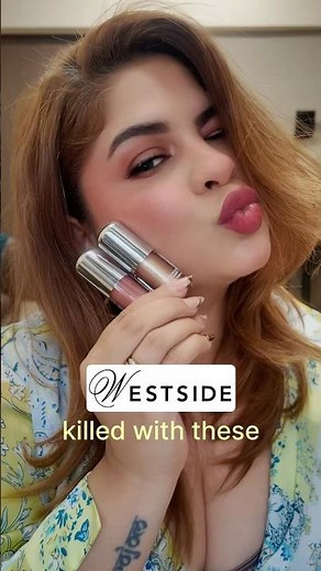 Westside makeup try on | Trying Liquid Blush + Highlighter ✨ | Affordable Blush Look | New Westside