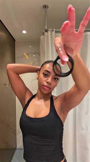 Slick Back Bun Tutorial for Curly Hair