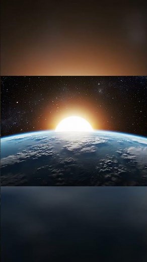 🌅 Sunrise in Space 🚀 Earth Awakens #shortsfeed #Space #EarthFromSpace #Sunrise #Shorts