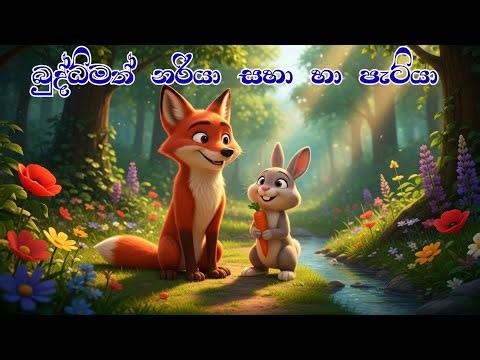 බුද්ධිමත් නරියා සහ හා පැටියා|Sinhala Cartoon| Sinhala Kathandara| සිංහල කටූන්|සිංහල කතාන්දර|