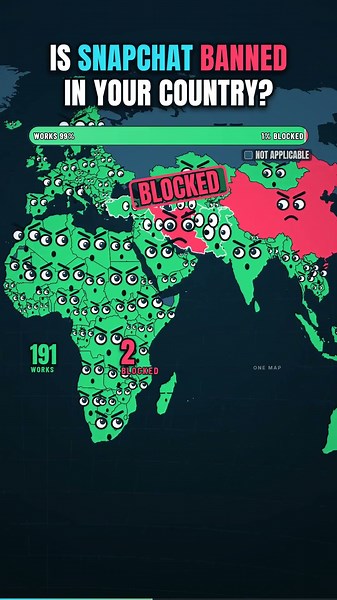 Is Snapchat BANNED in YOUR Country? (2026 Map)