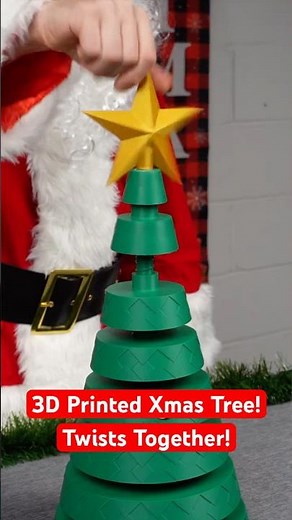 3D Printable Twist-Christmas Tree🎄