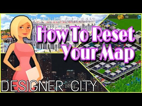 Designer City | How To Reset Your Map | Don't Lose Your Level And Money