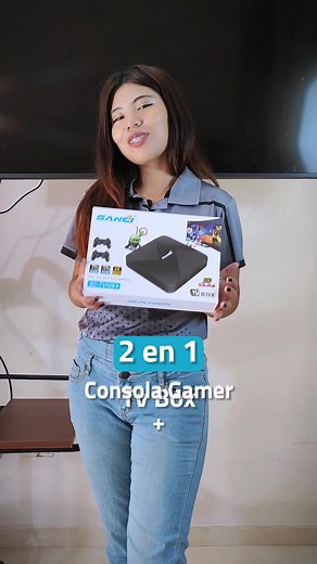 ¡Convierte tu Tv a un Smart Tv! 📺 2 funciones en 1 equipo. Ahora también podrás acceder a juegos gamer desde el tv box. 🎮 Entretenimiento completo para toda la familia. 😉👌🏻 #tvbox #consola #consolagamer #tvandroid #transformatutv #tvsmart #tvboxsanci #viral #foryou #parati #fyp #foryoupage #xyzbca #santacruz #bolivia #lapaz #oruro
