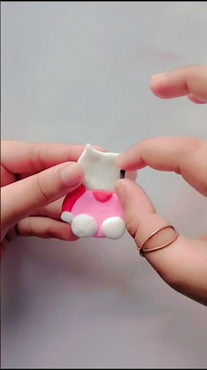 Make Hello Kitty With Clay | Easy painting idea for begginers | #like #shorts ‪@paintwithme7‬
