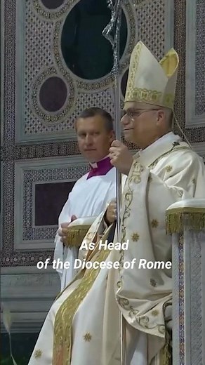 The event of Pope Leo XIV reoccupying the Basilica of St. John Lateran as head the diocese of Rome