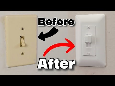 How To Install Light Switch Decorator Plate Easy Simple