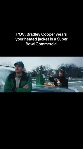 Bradley Cooper's Heated Jacket Super Bowl Commercial