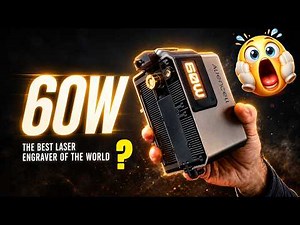 Is This REALLY the Best Laser Engraver in the World?! 😱 60W Monster Review Aliencell X1
