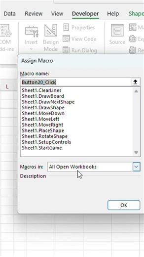 How to Create TETRIS in Excel #excel #spreadsheetmagic #exceltips #dothingsyoudontwanttodo