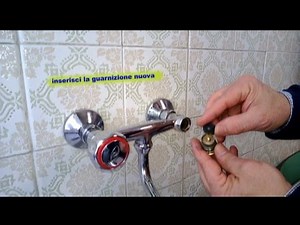 Come sostituire le guarnizioni ad un rubinetto miscelatore con manopole