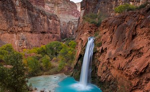 Havasu Creek and Havasu Falls: Grand Canyon
