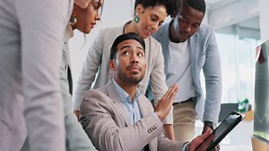 Teamwork, collaboration and group of business | Premium Stock Video Footage