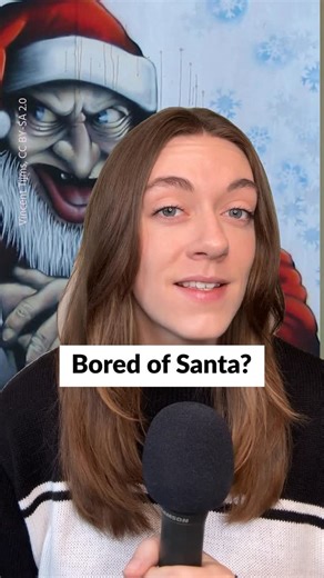 Wikipedia on Instagram: "Holiday aesthetic: 🍭❄️🧑‍🎄☃️ Wikipedia folklore: 💀👹🪓🐐"