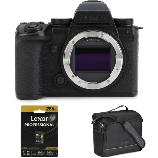 Panasonic Lumix S5IIX Full Frame Mirrorless Camera with SDHC/SDXC Card and Shoulder Bag
