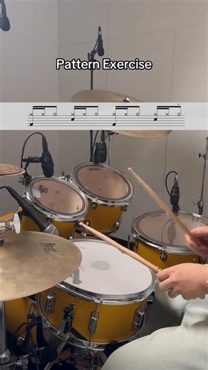 Wantid Singhpuck on Instagram: "Pattern Exercise! #drumlessons #drumeducation #rhythmexercises #rhythm #drumexercise"