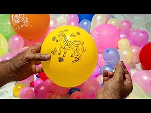 Lots of Colorful Balloons Popping (Part 02)